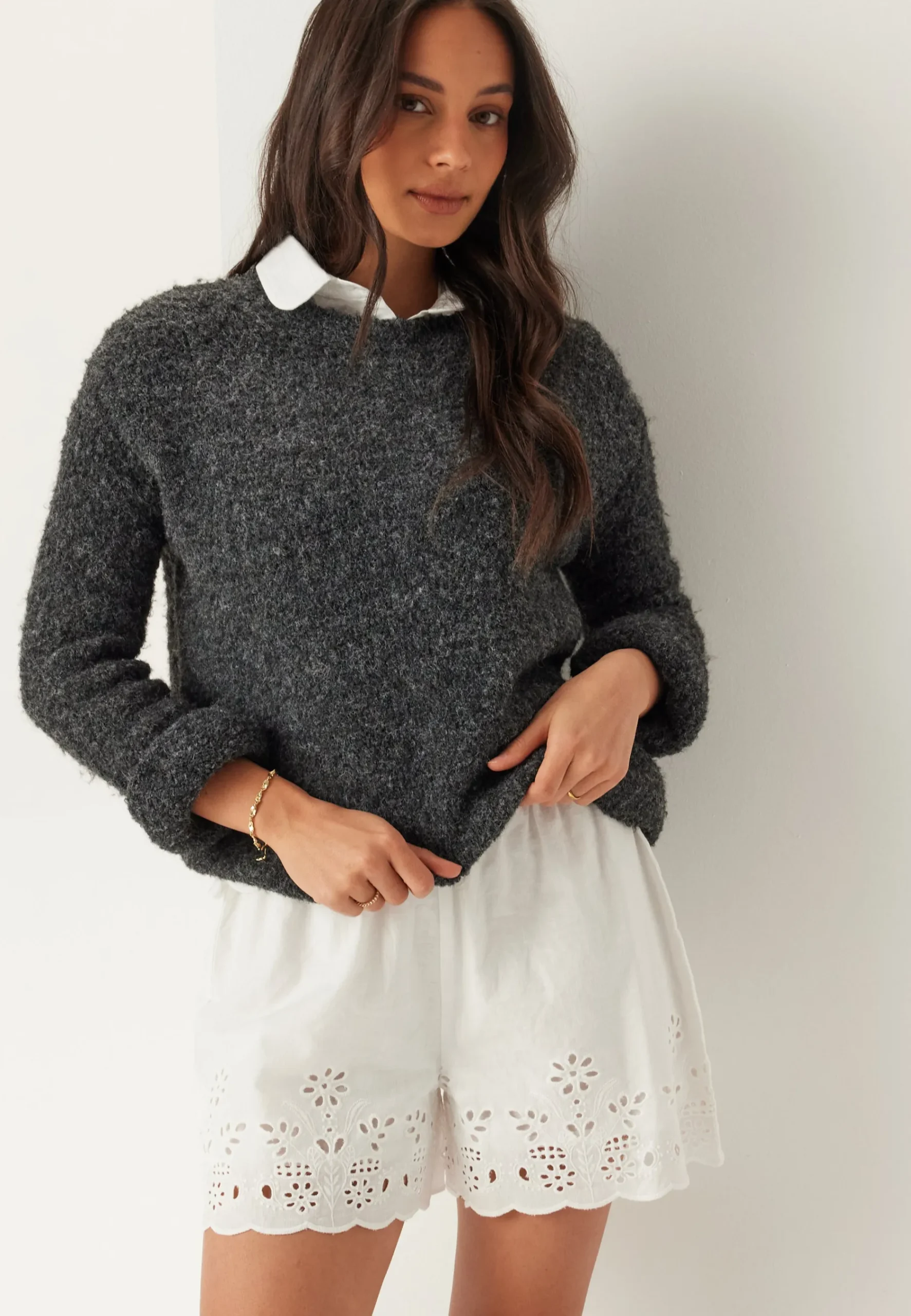 Embroidered Shorts