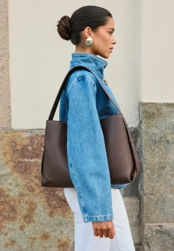 Faux Leather Tote Bag