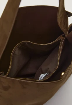 Faux Suede Large Tote Bag