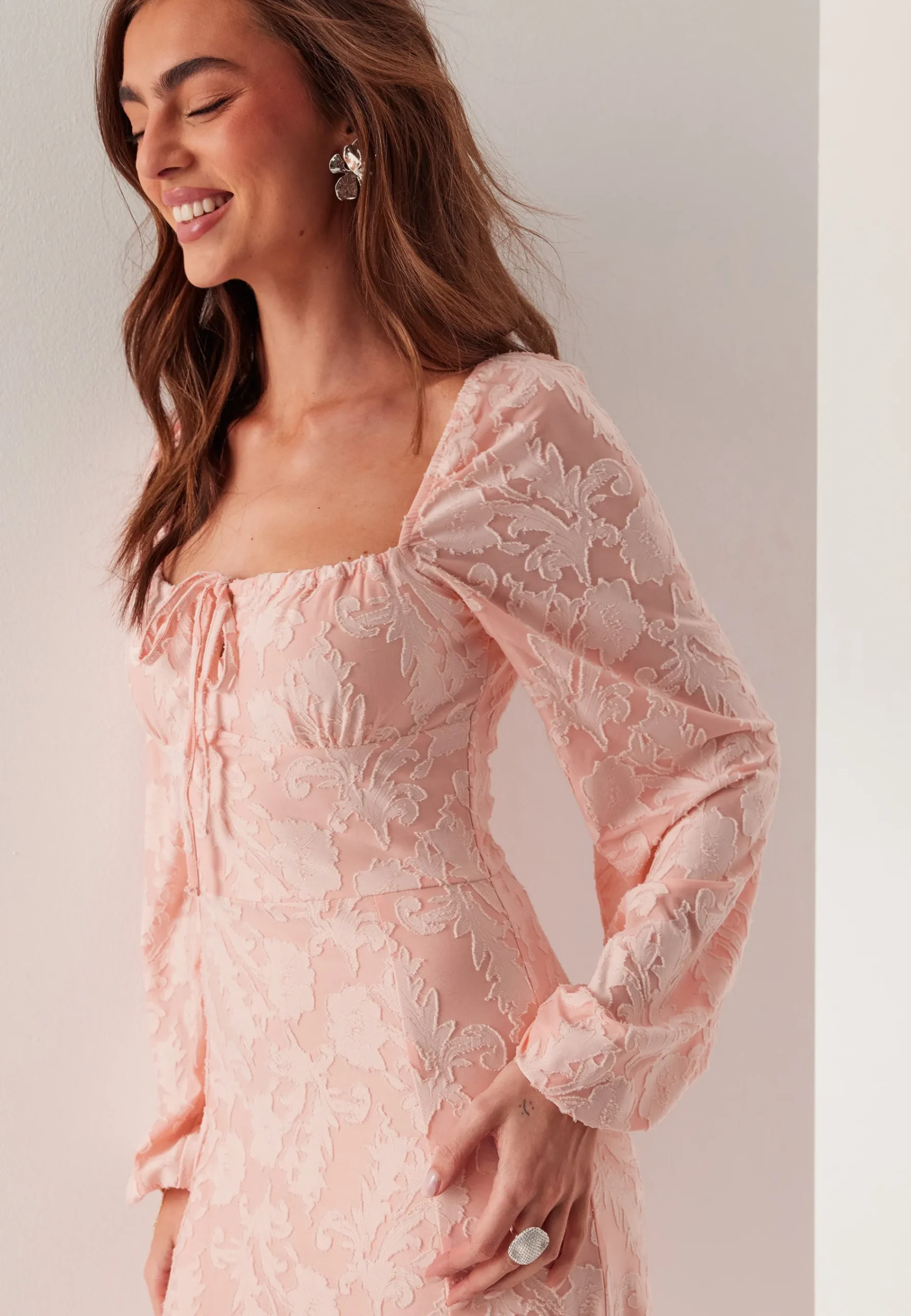 Floral Structure Dress