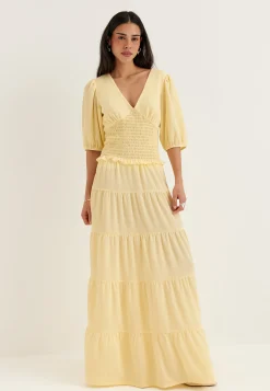 Flounce Maxi Skirt