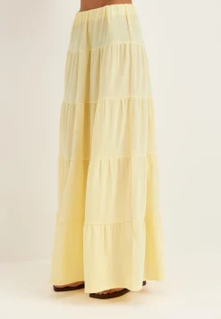 Flounce Maxi Skirt