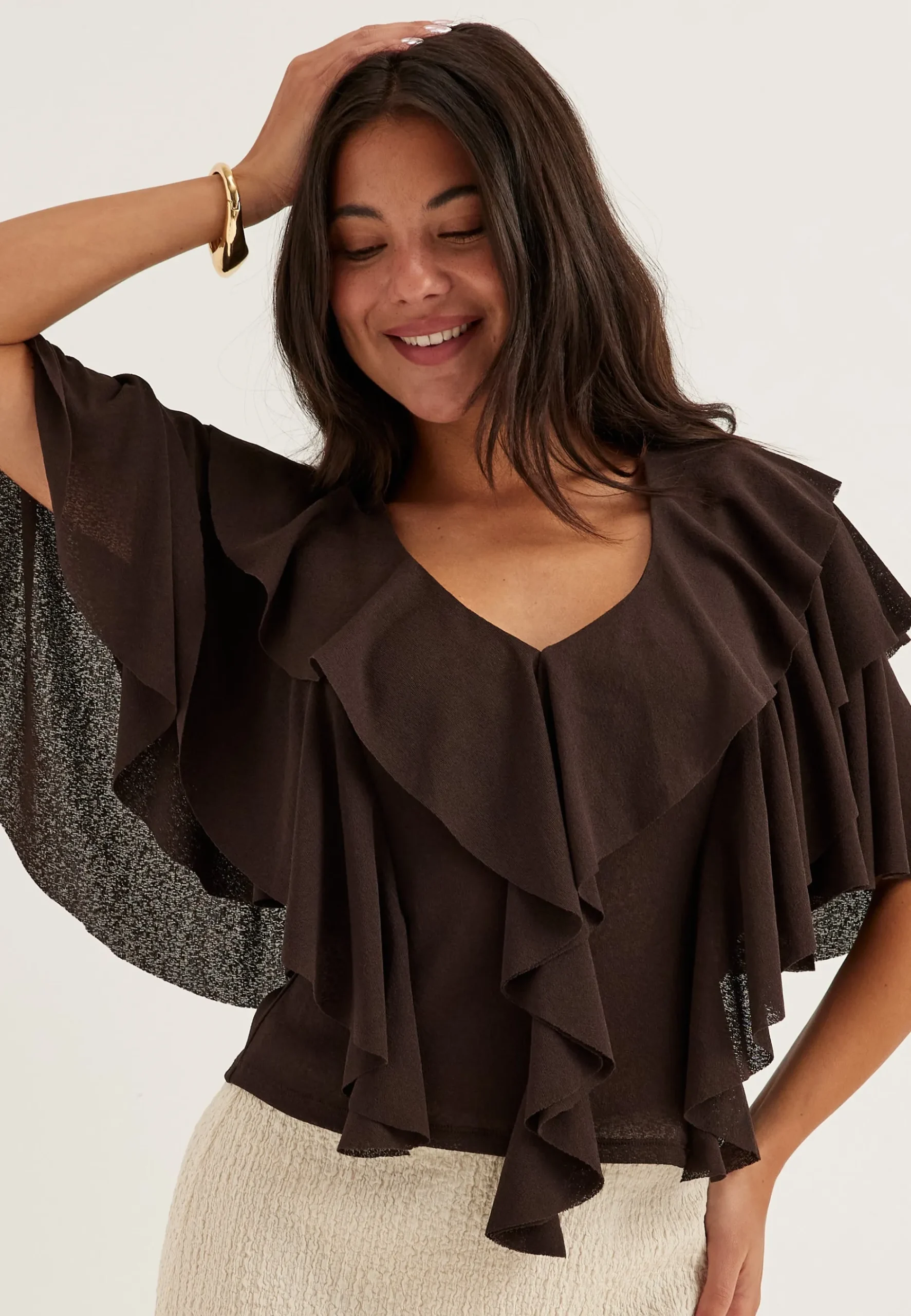 Flounce Top