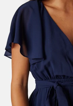 Flutter Chiffon Midi Dress