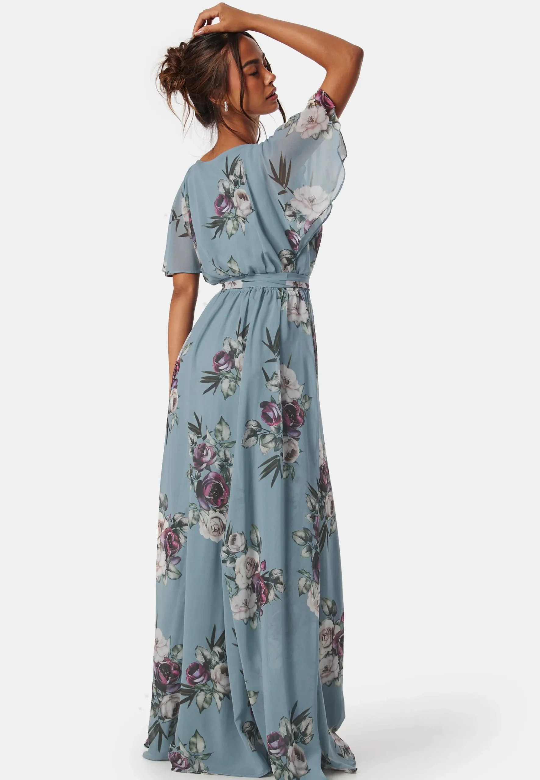 Flutter Floral Maxi Dress