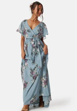 Flutter Floral Maxi Dress