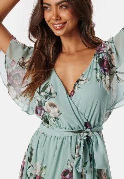 Flutter Floral Maxi Dress