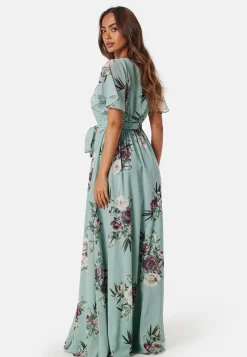 Flutter Floral Maxi Dress