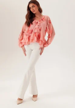 Frill Chiffon Blouse