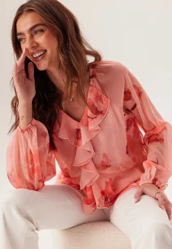 Frill Chiffon Blouse