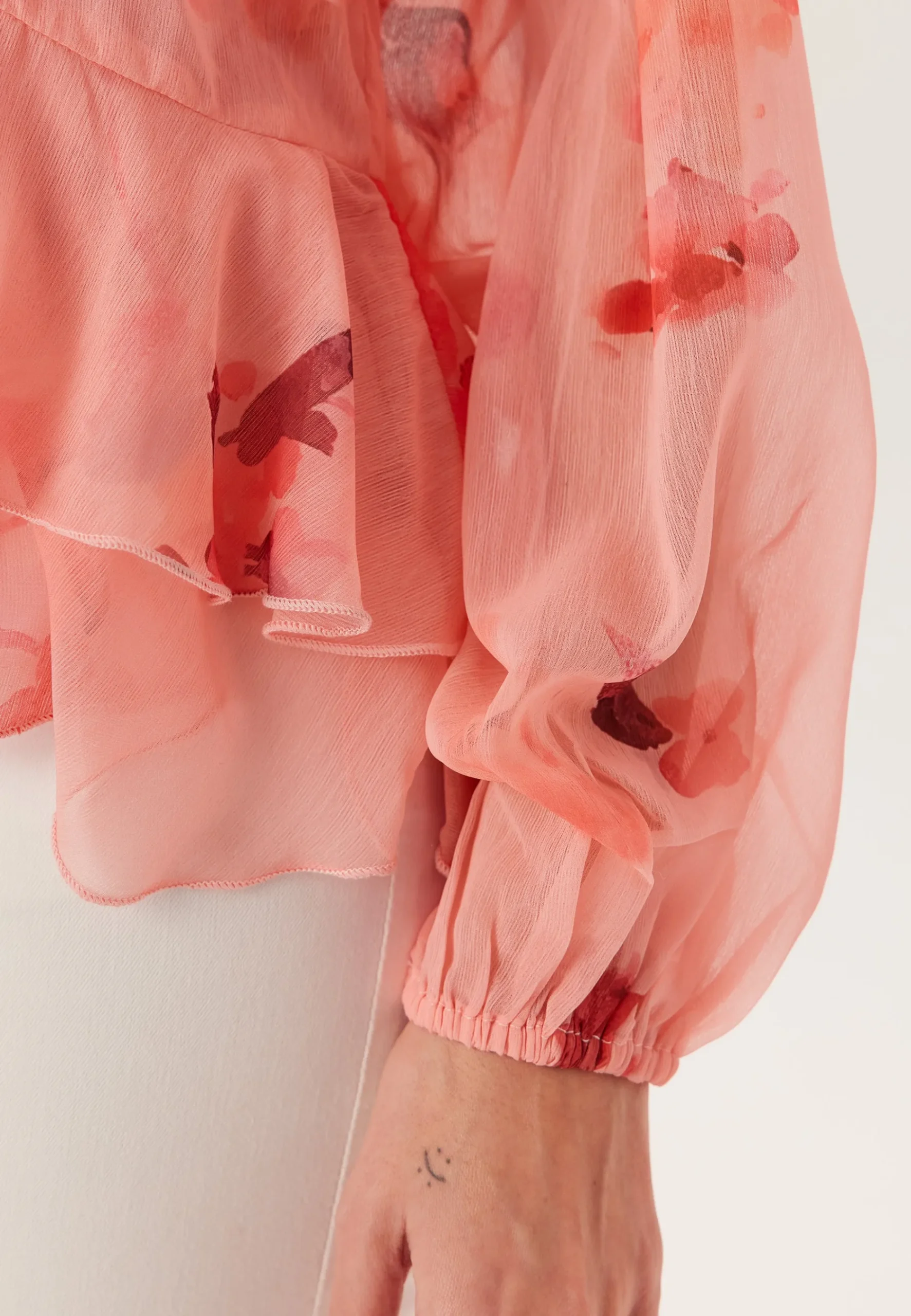 Frill Chiffon Blouse