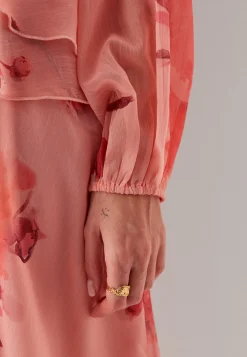 Frill Chiffon Dress