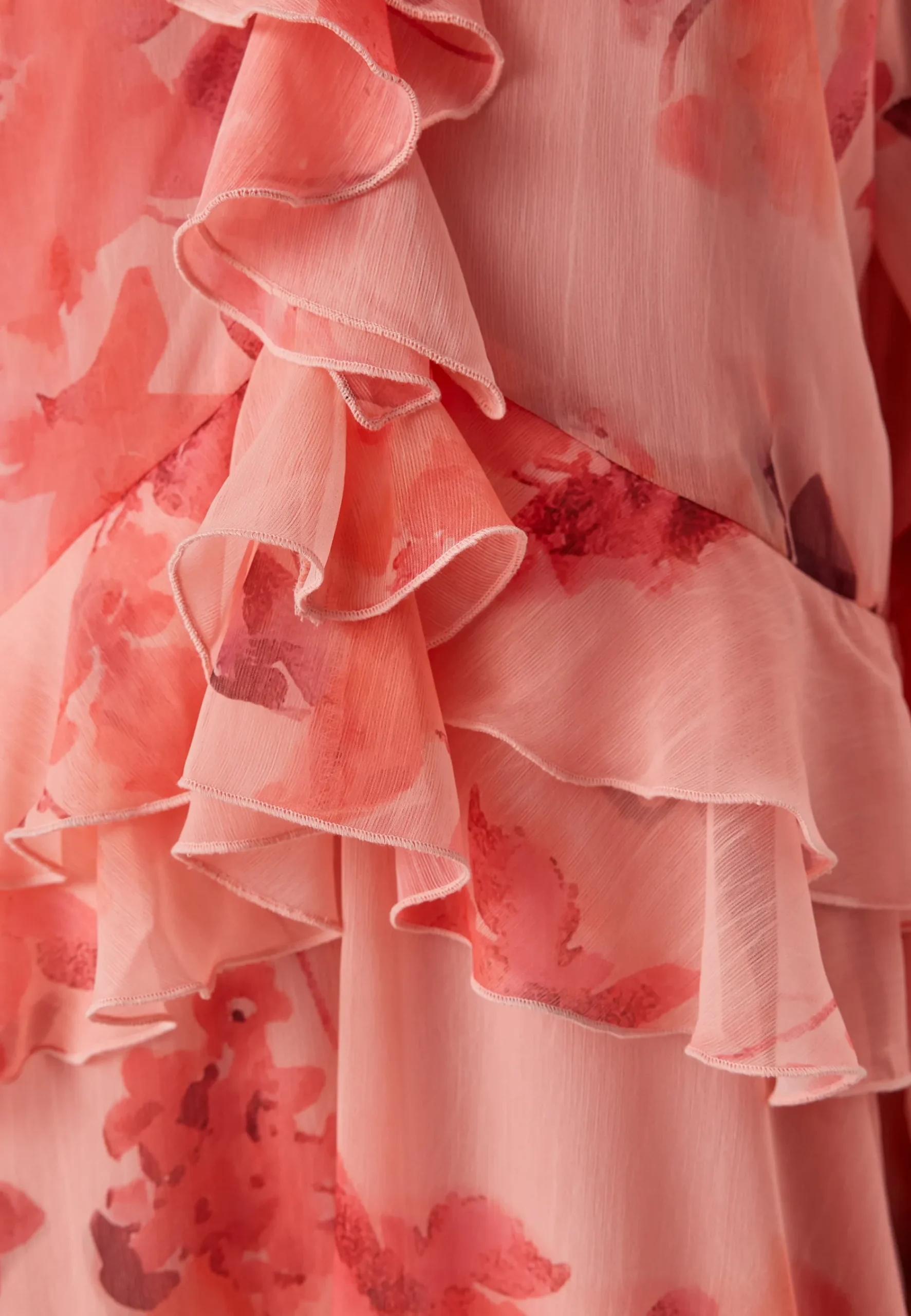 Frill Chiffon Dress