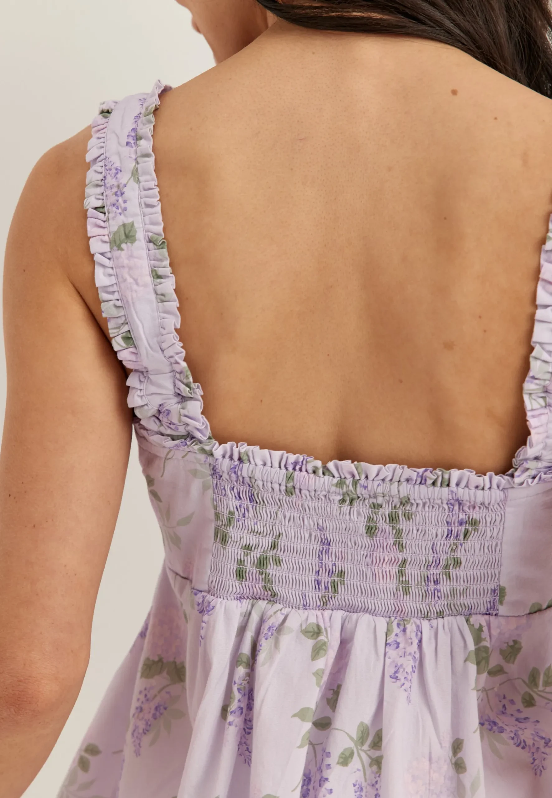 Frill Detail Cotton Singlet