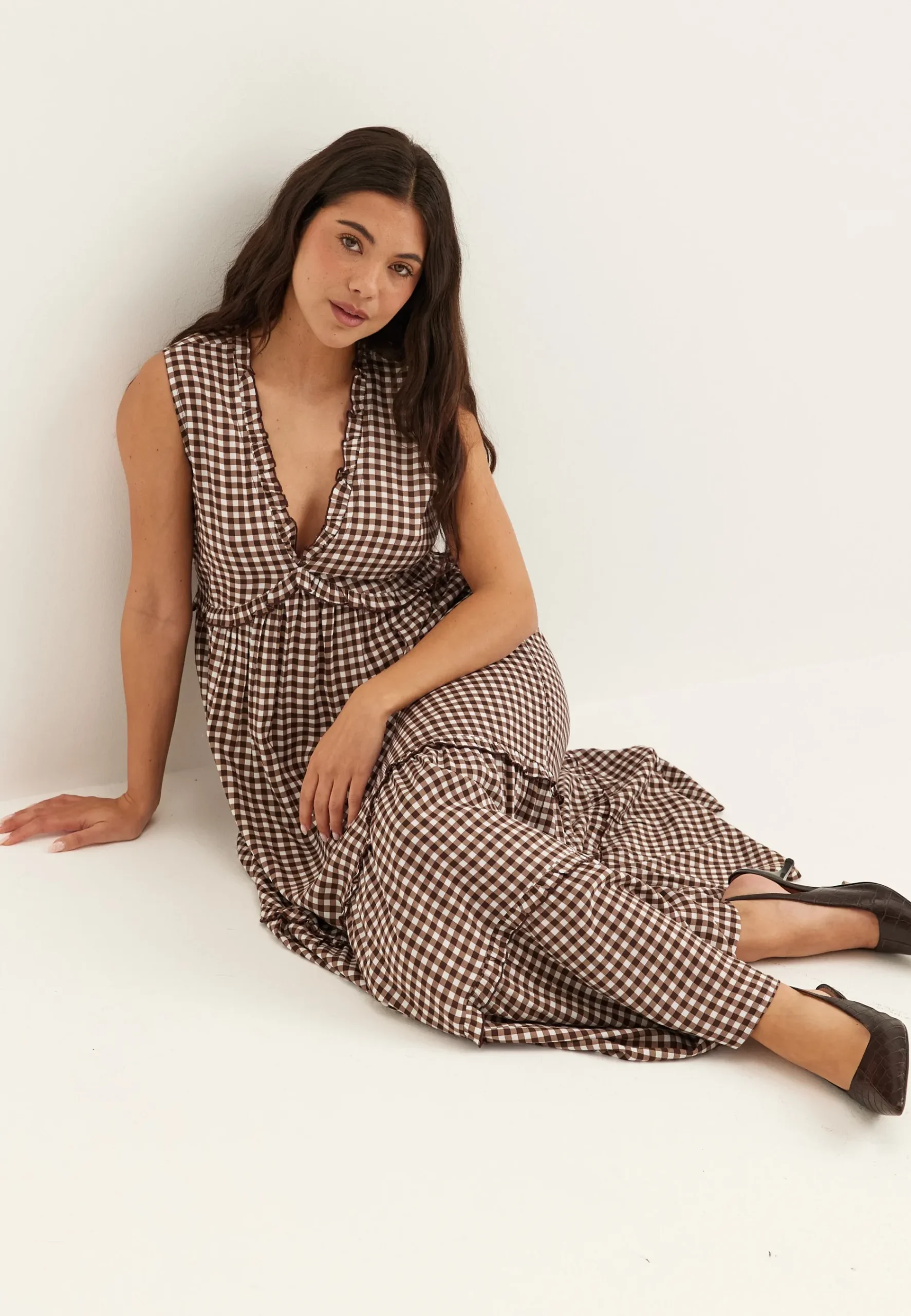 Frill Maxi Dress