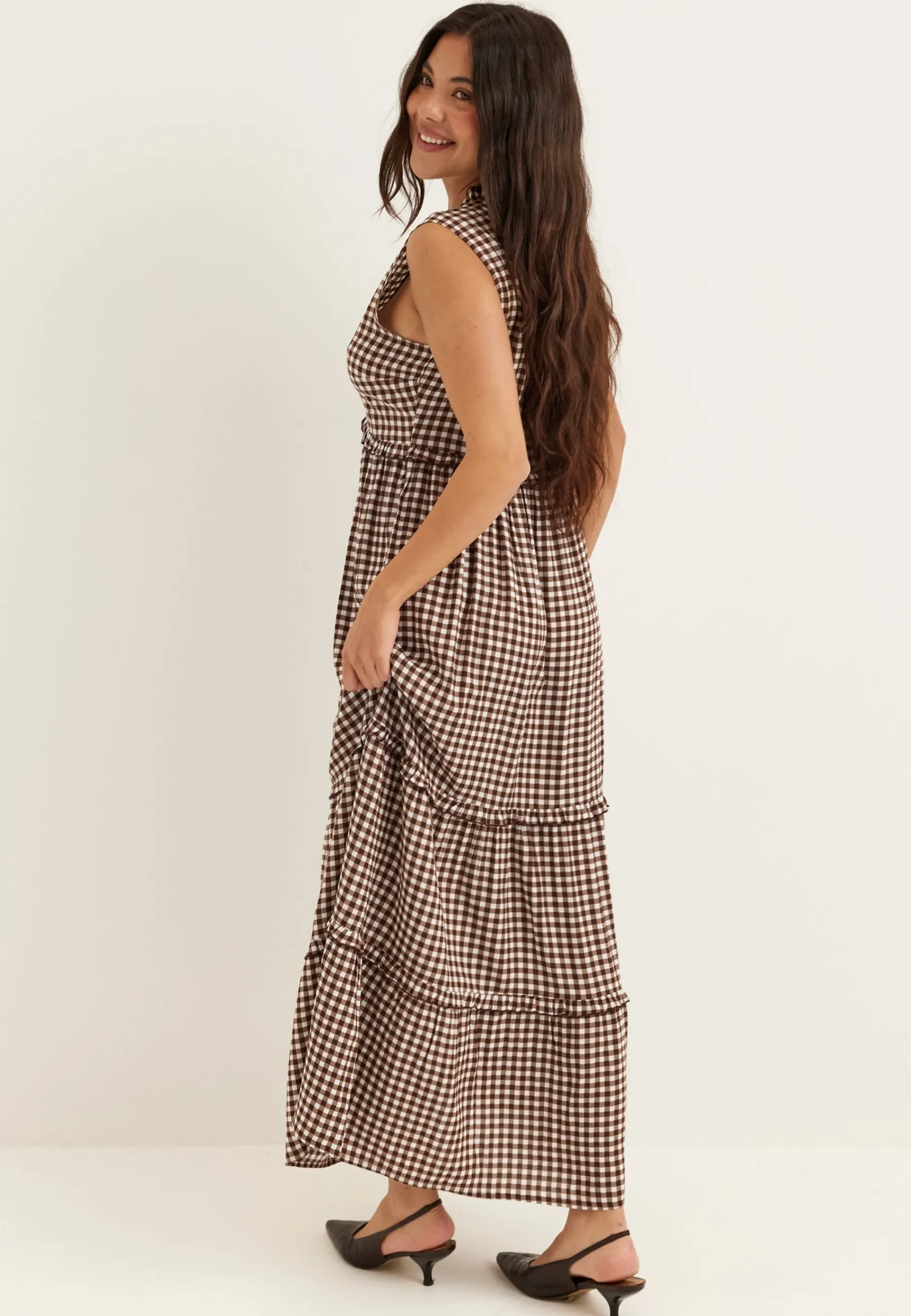 Frill Maxi Dress