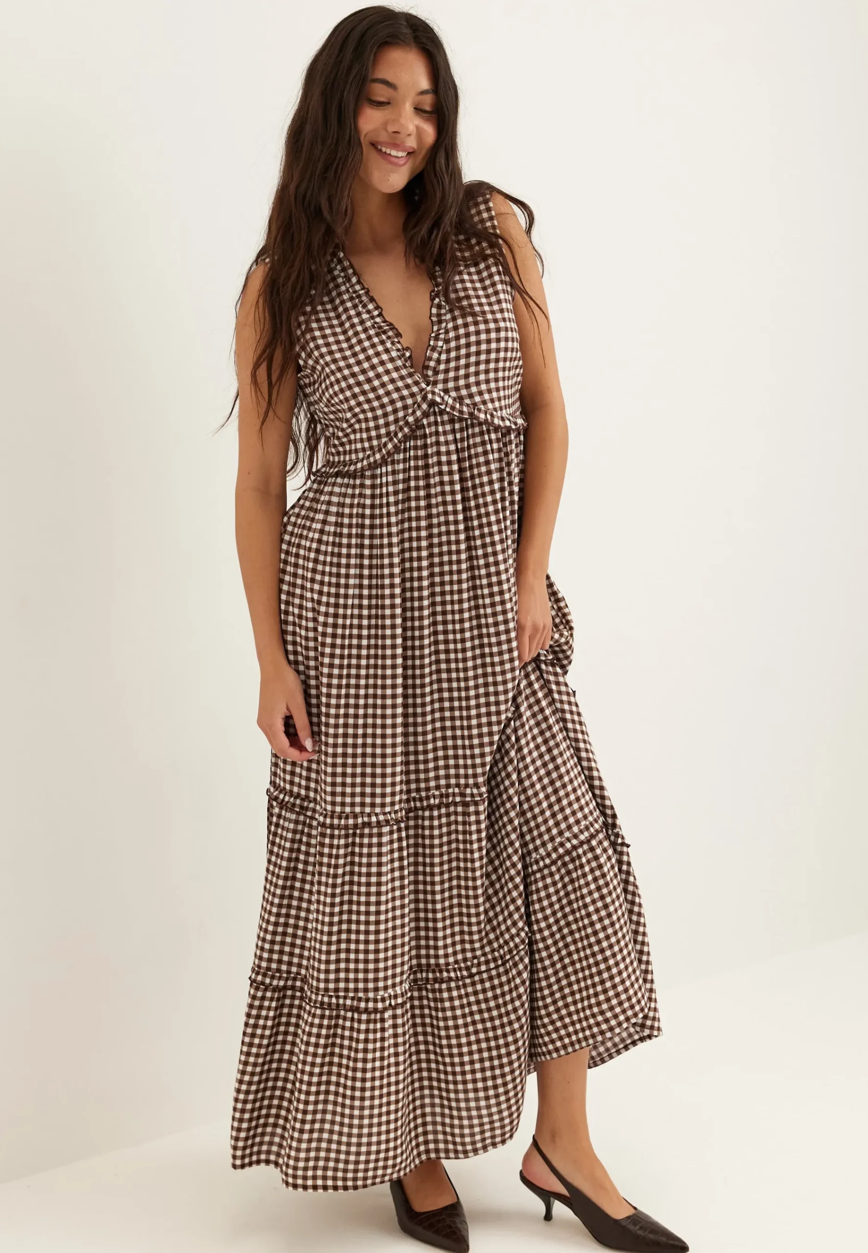 Frill Maxi Dress