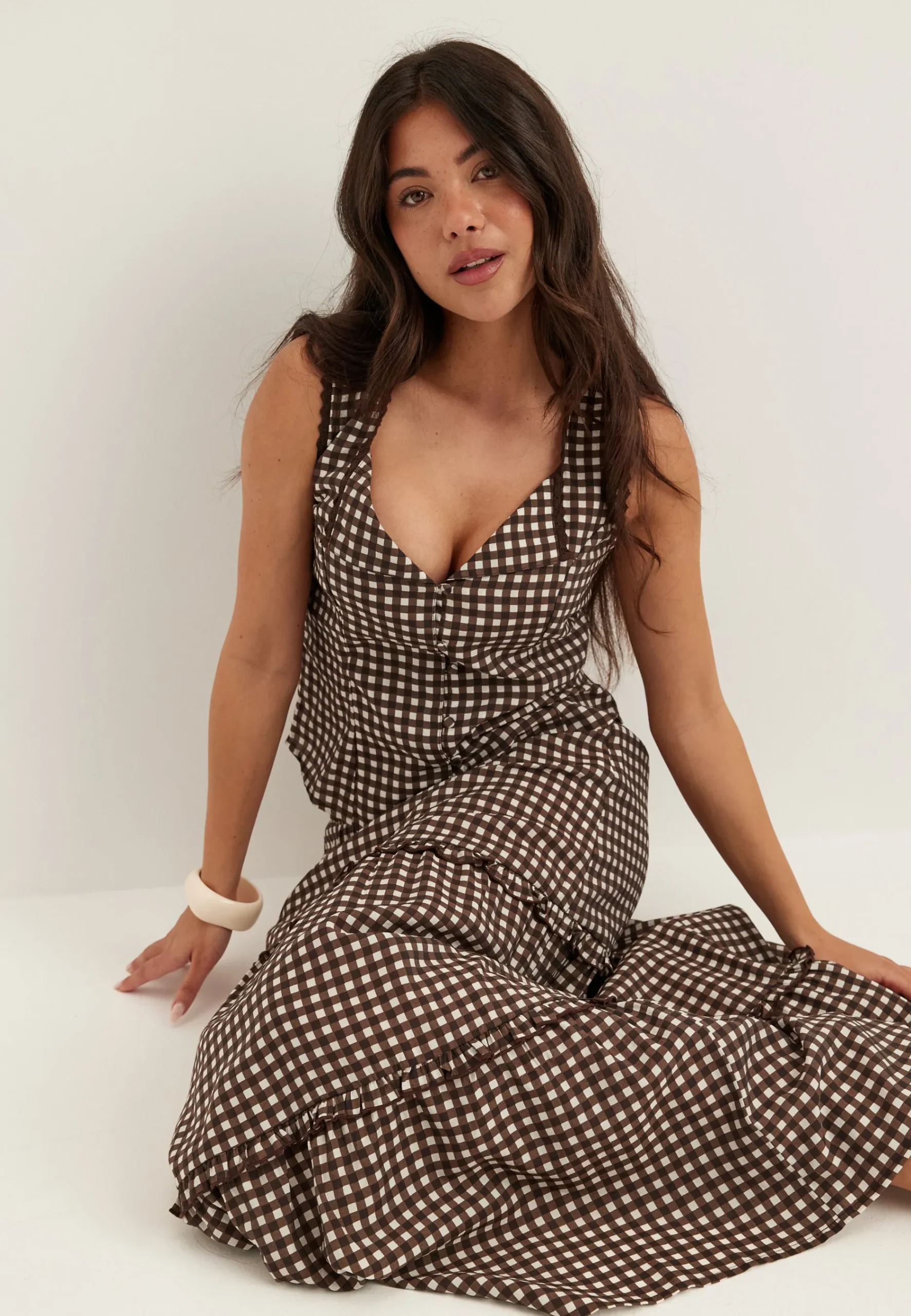 Frill Maxi Skirt