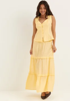 Frill Maxi Skirt