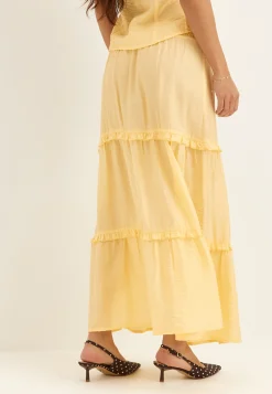 Frill Maxi Skirt