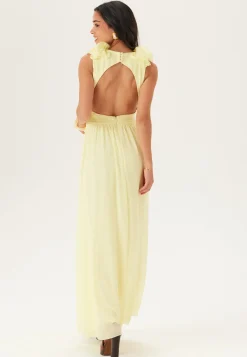 Frill Ruffle Chiffon Gown