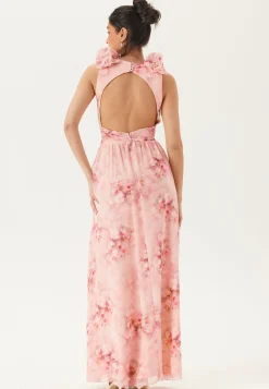 Frill Ruffle Chiffon Gown