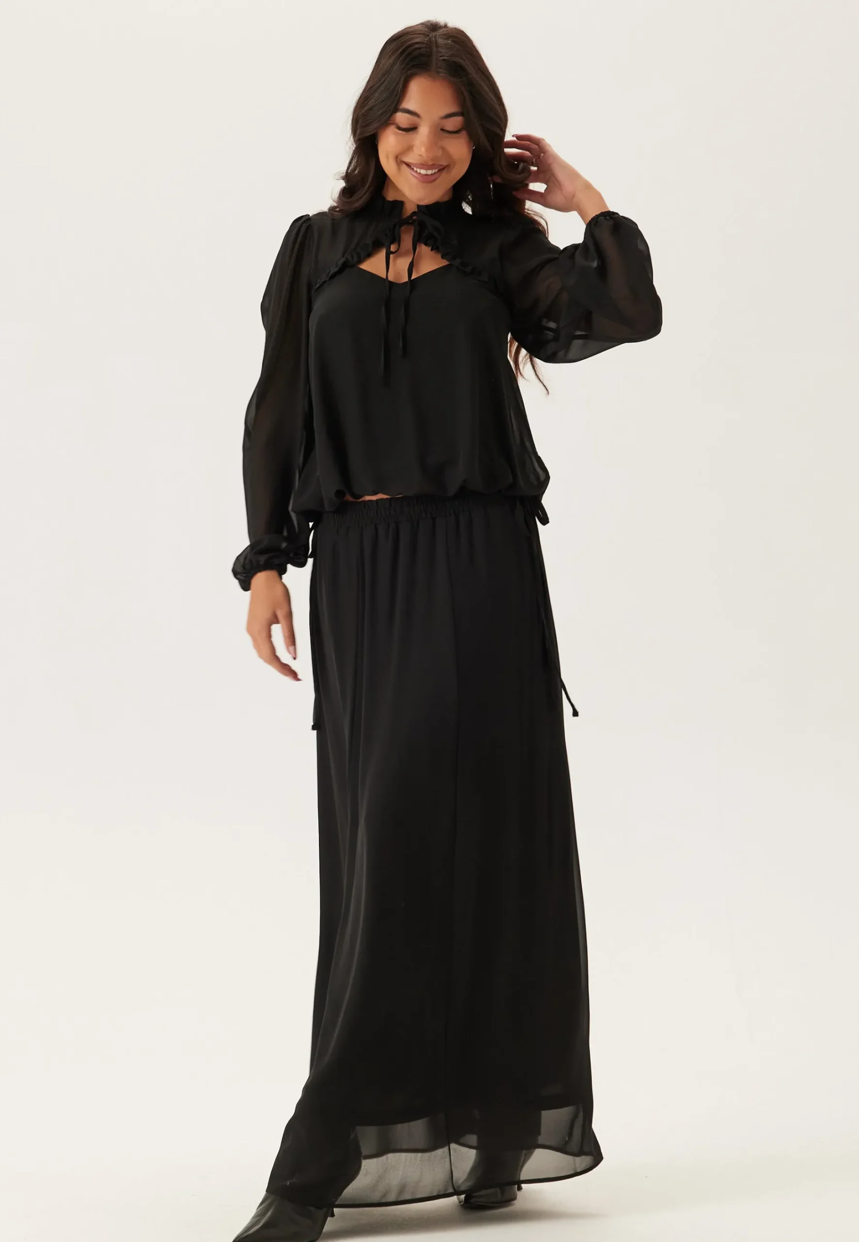 Frill Tie Blouse