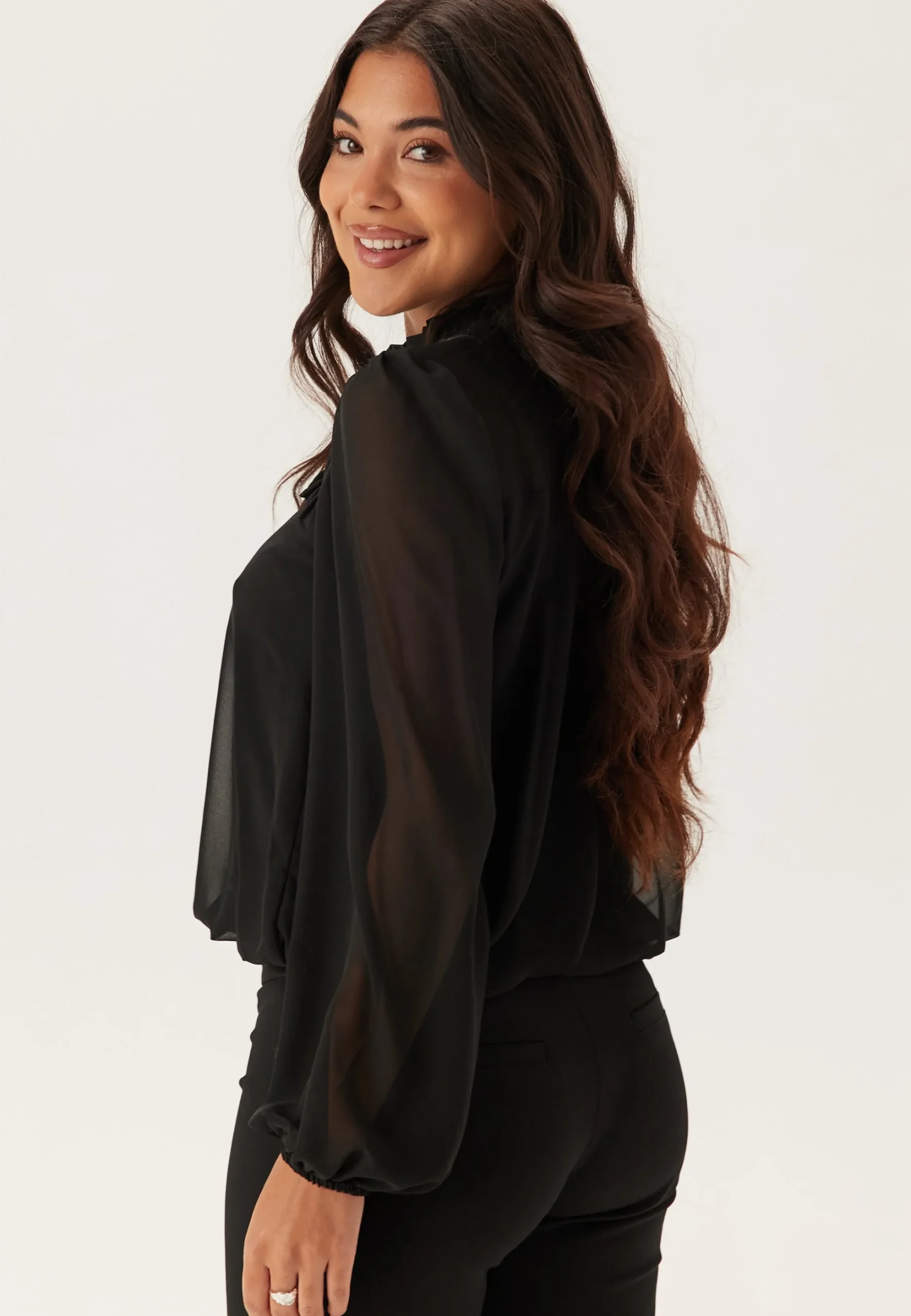 Frill Tie Blouse