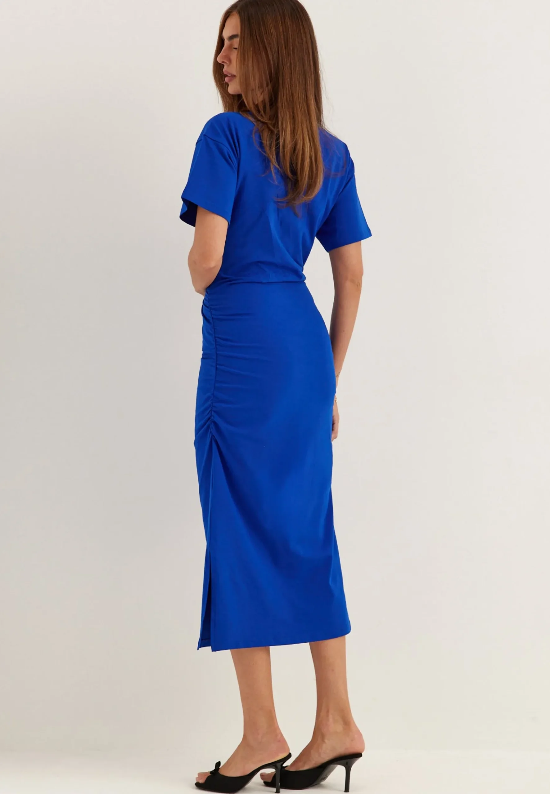 Gathered T-Shirt Dress