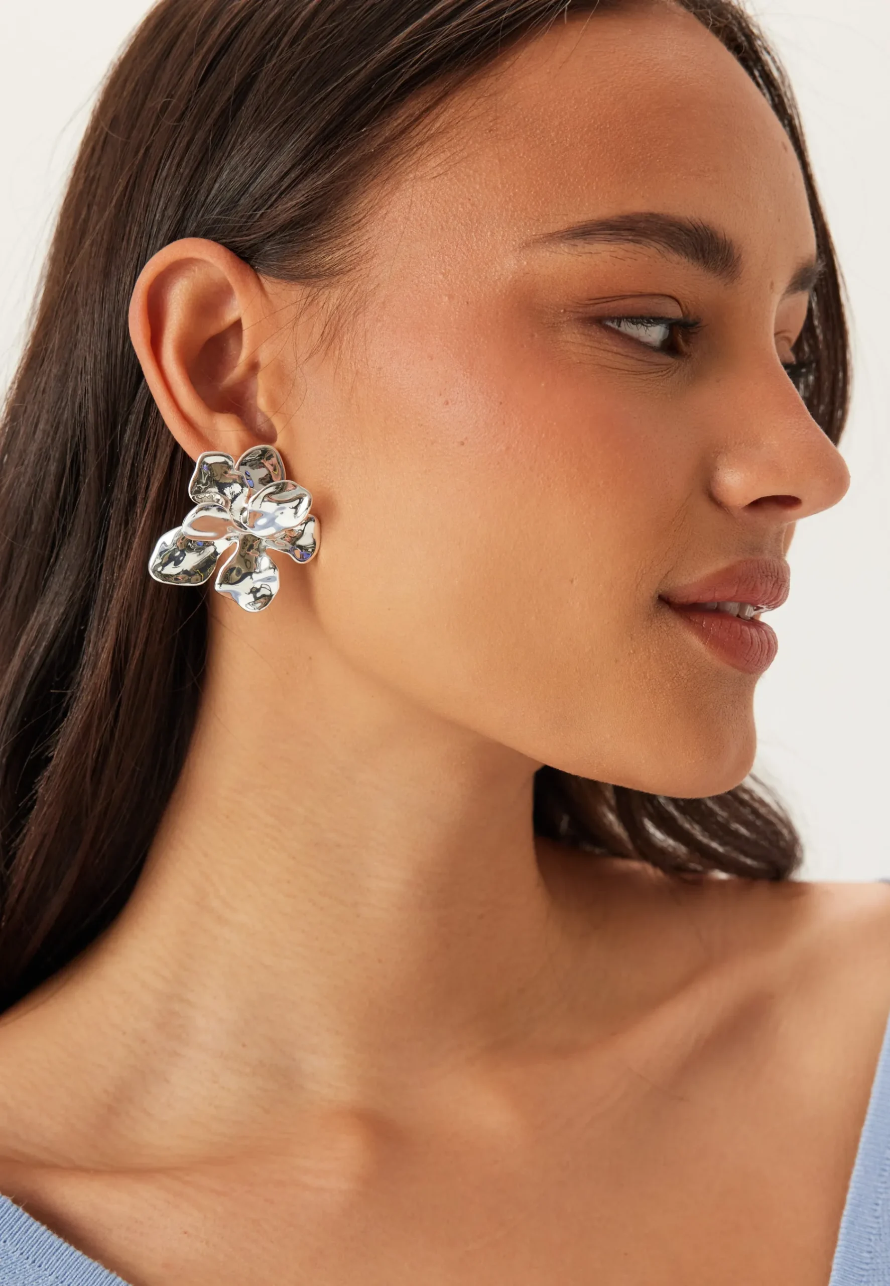 Halen Earrings Silver-plated