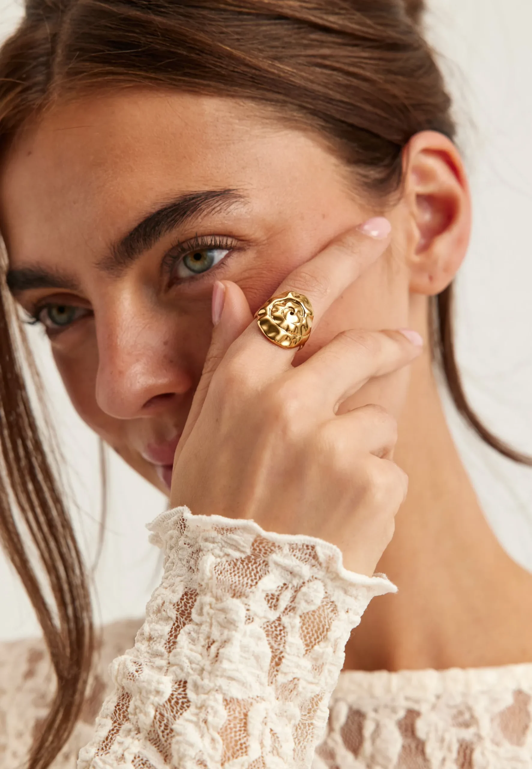 Haze Ring Gold-plated