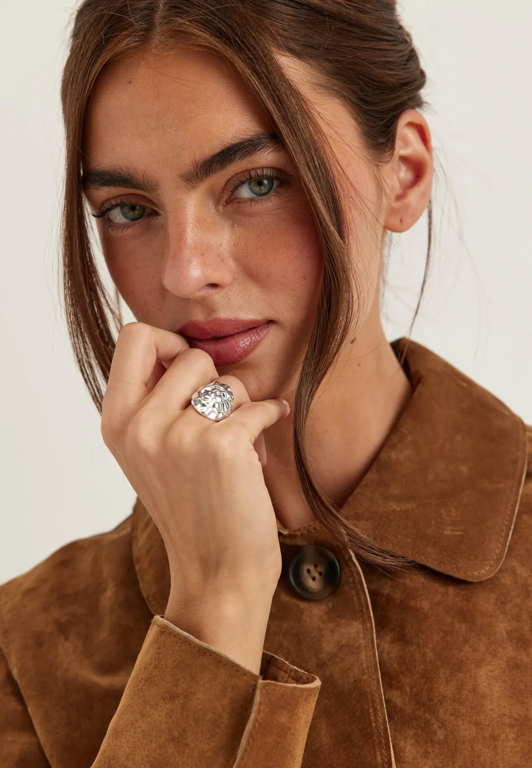 Haze Ring Silver-plated