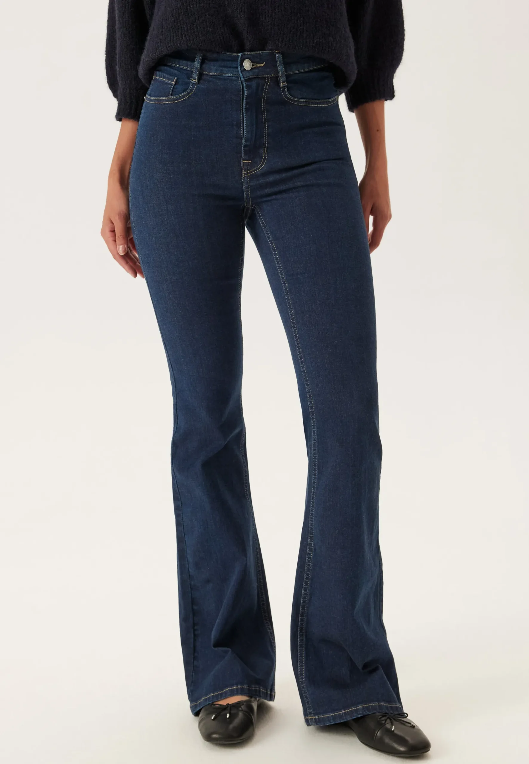 High Flare Superstretch Jeans