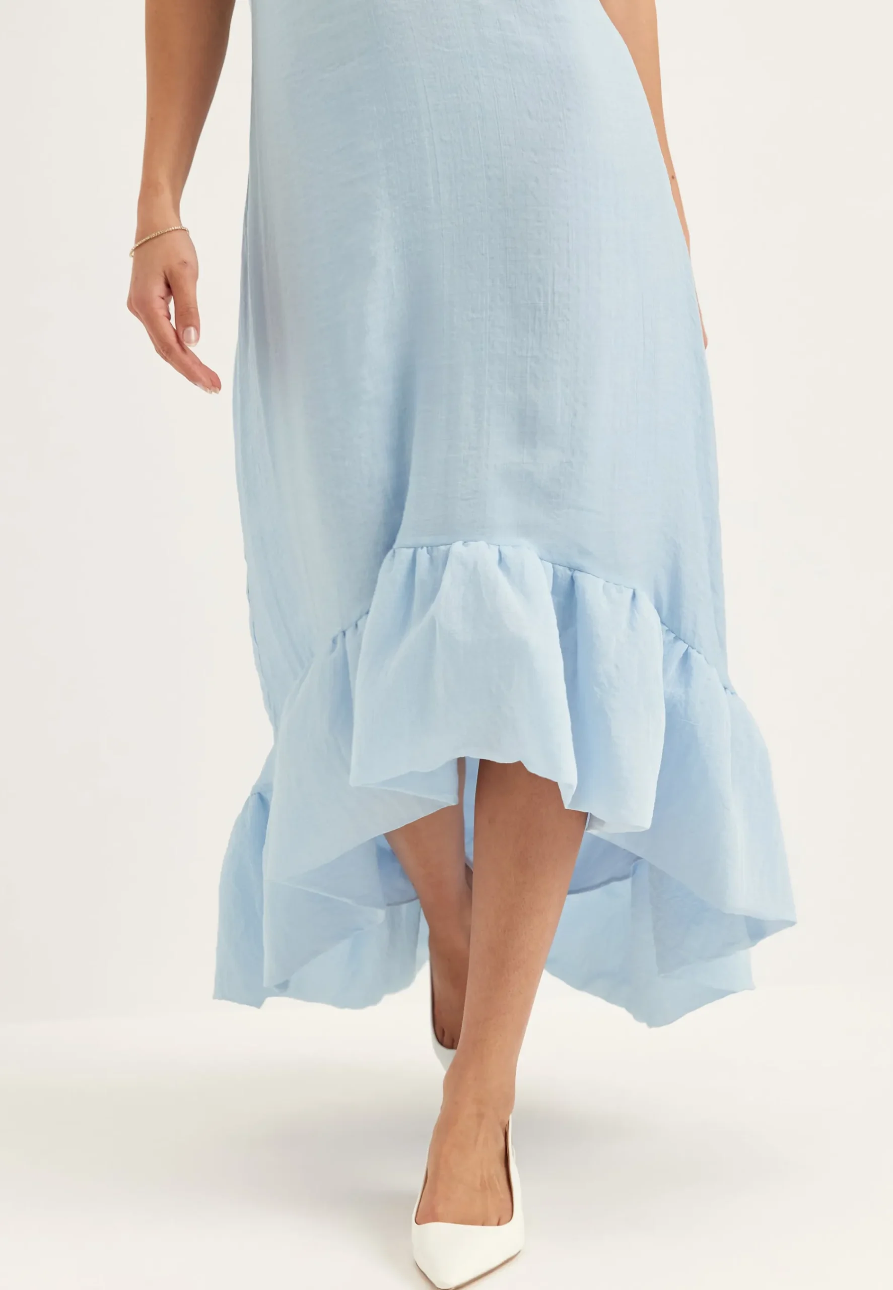High Low Sheer Dress
