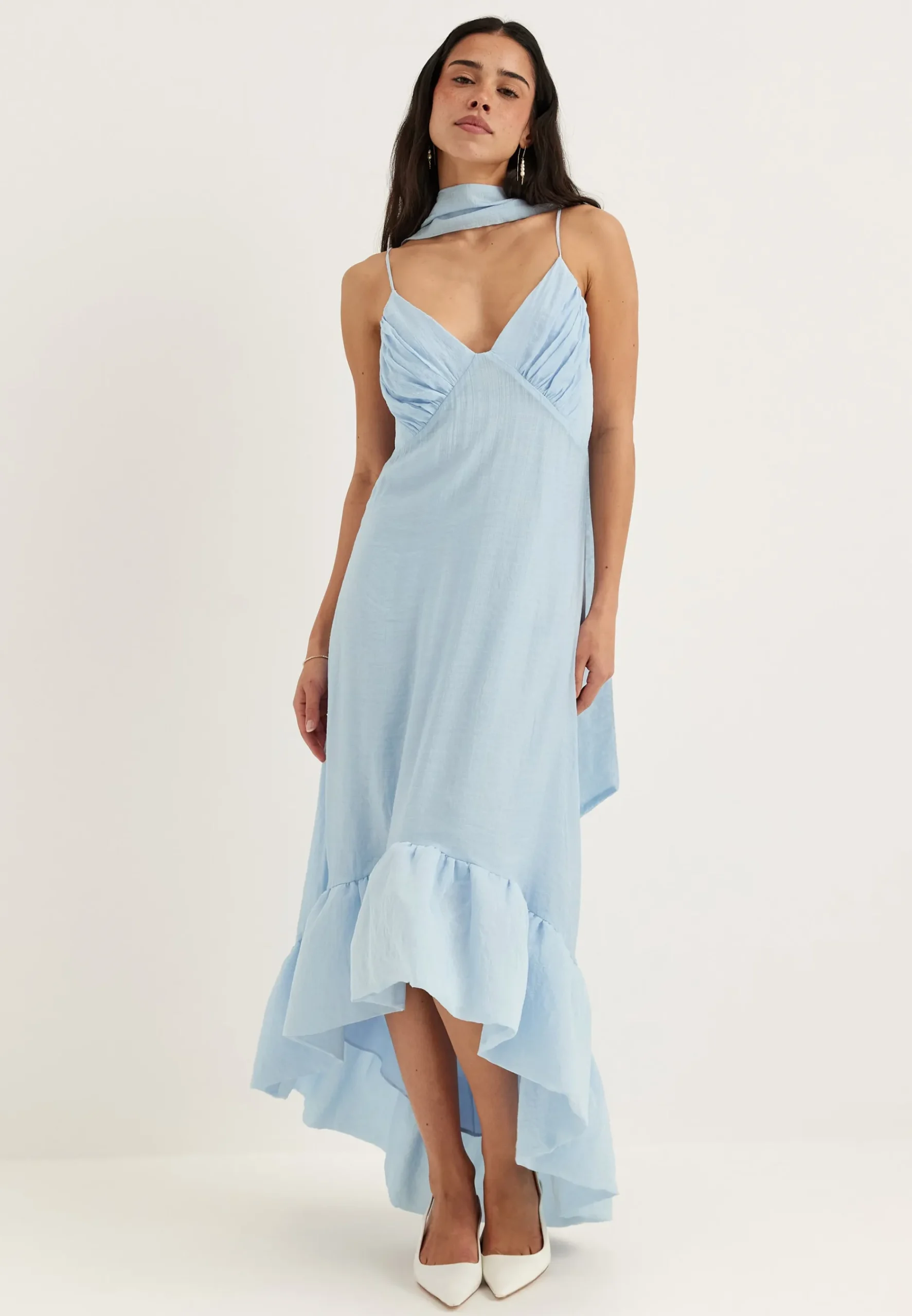 High Low Sheer Dress