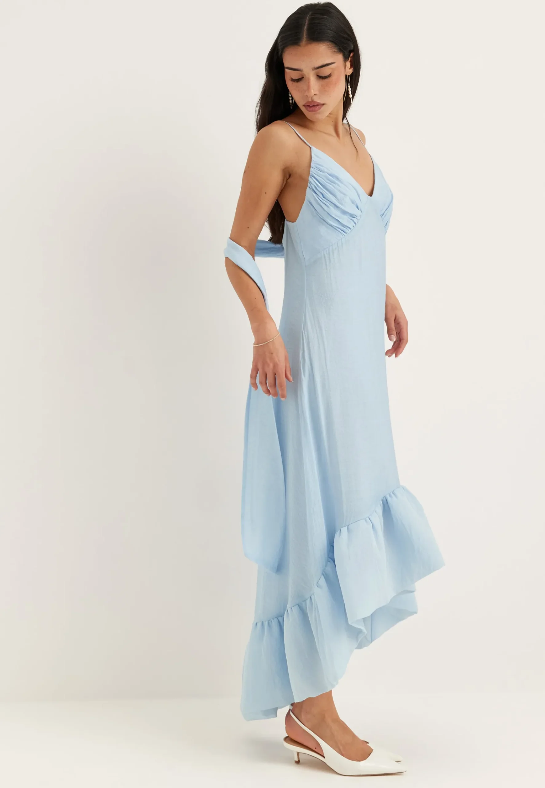 High Low Sheer Dress