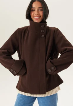 High Neck Short Coat