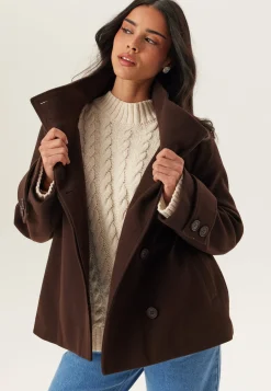 High Neck Short Coat