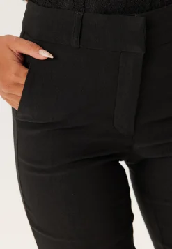High Waist Stretchy Front Pocket Trousers
