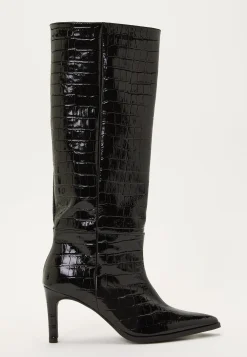 Knee High Leather Boot