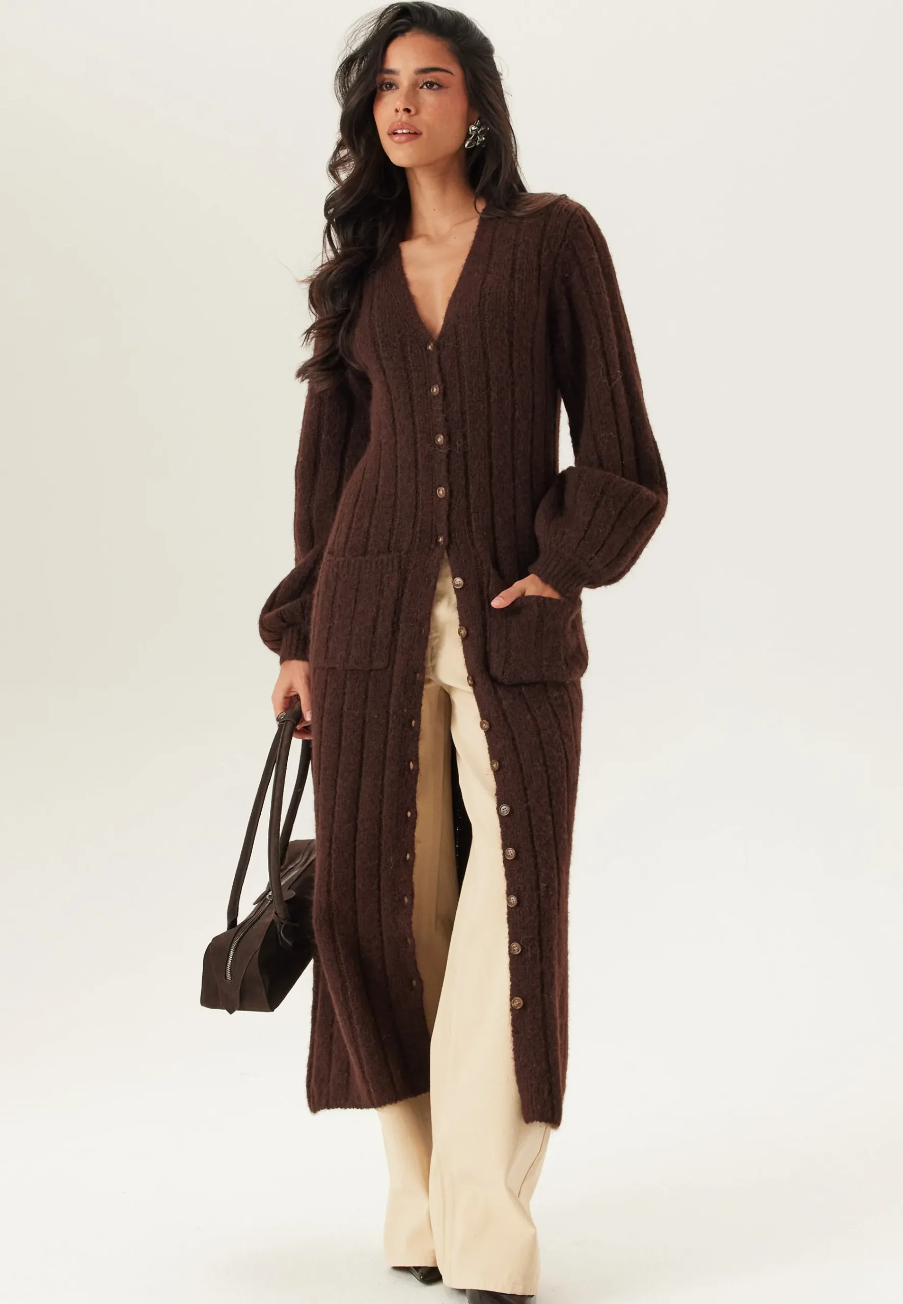 Knitted Cardigan Dress