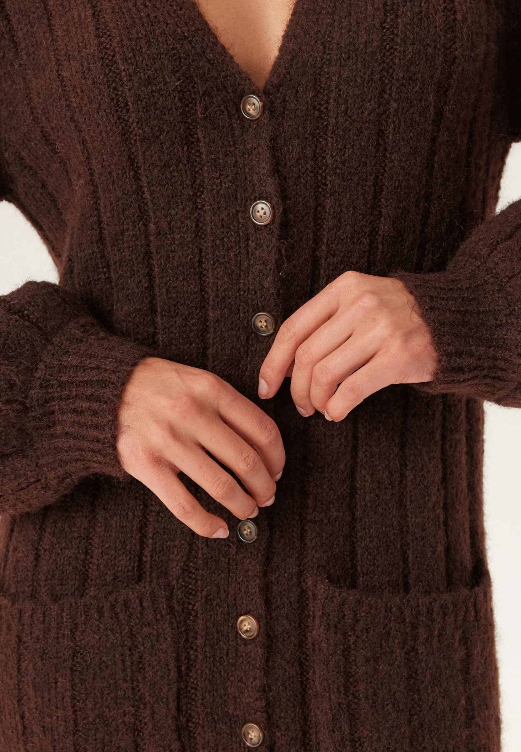 Knitted Cardigan Dress