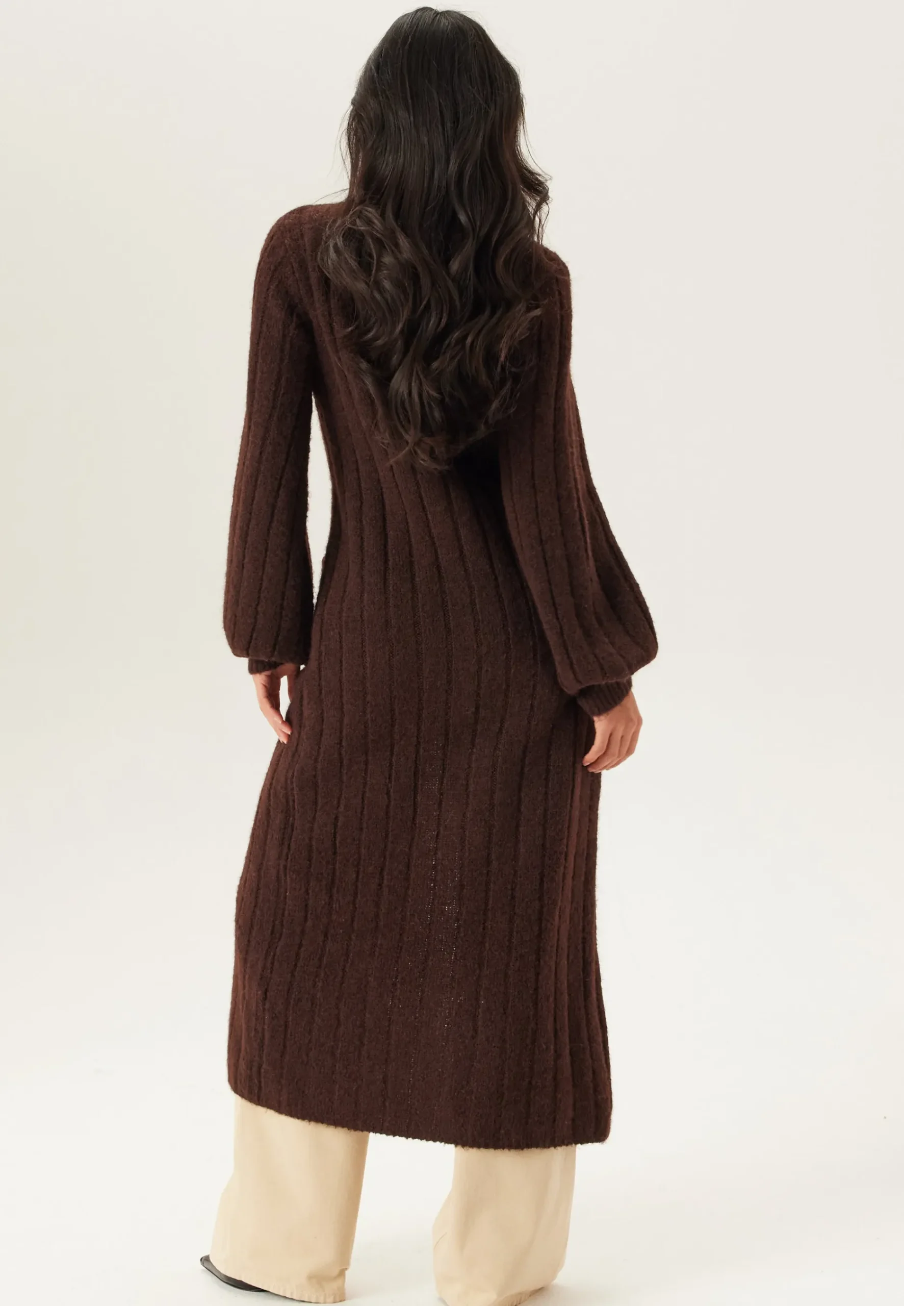 Knitted Cardigan Dress