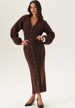 Knitted Cardigan Dress