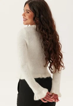 Knitted Frill Cardigan