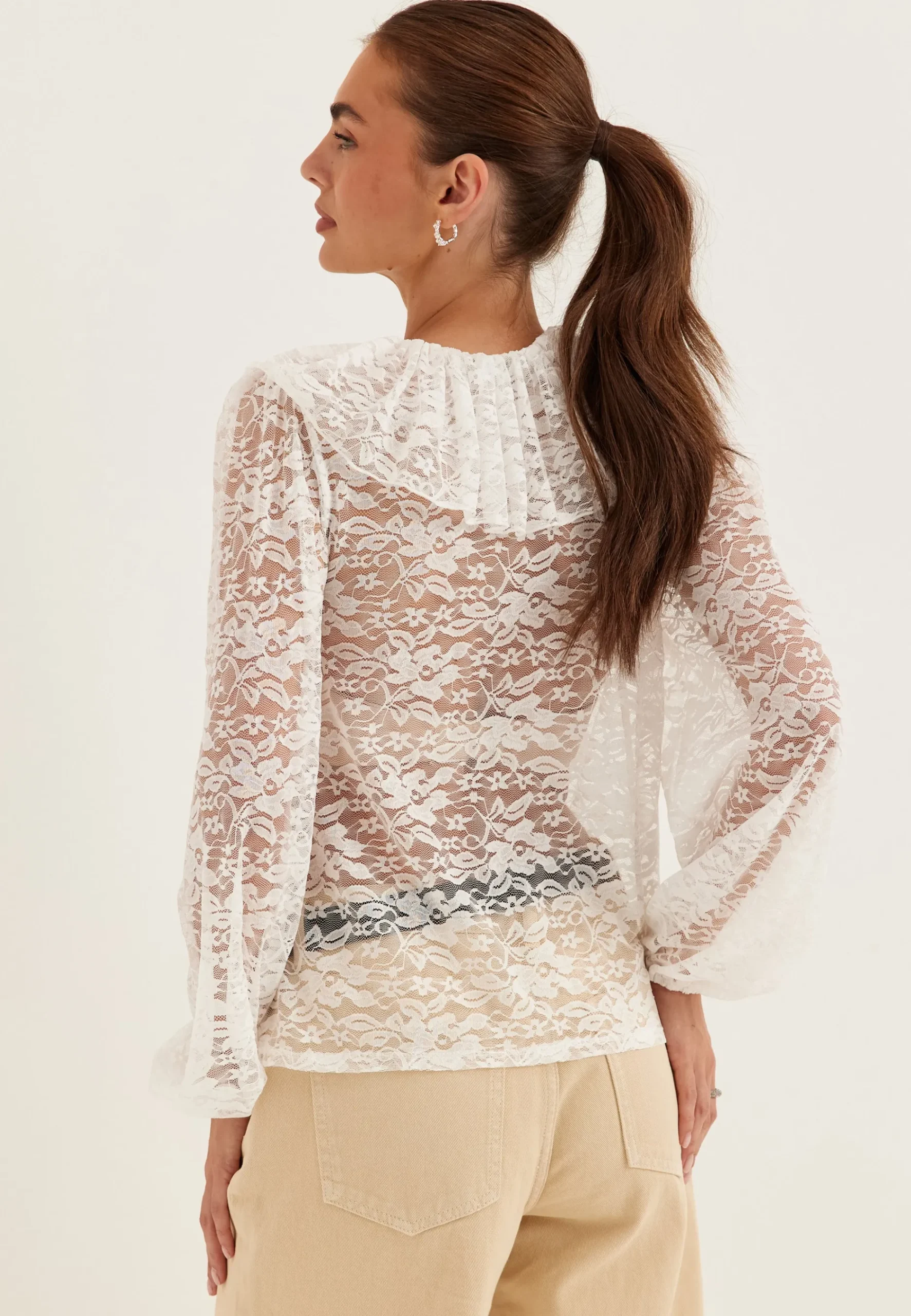 Lace Collar Blouse