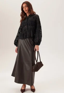 Lace Peplum Blouse