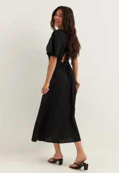 Linen Midi Dress