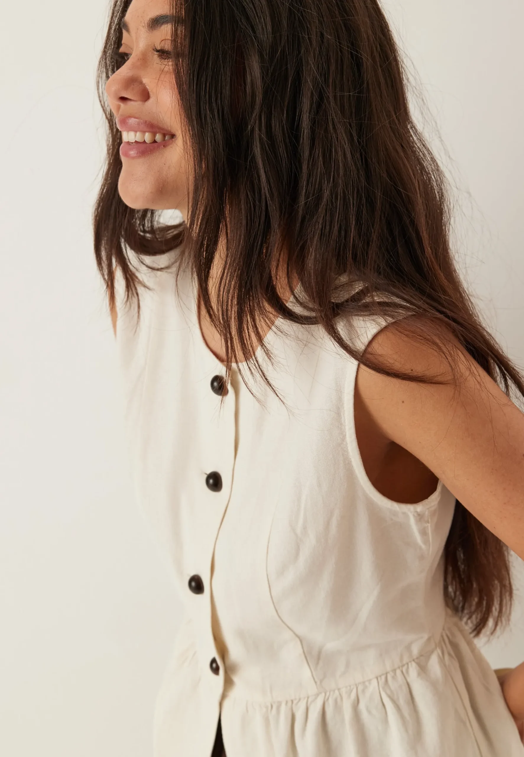 Linen Vest