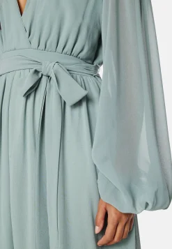 Long Sleeve Chiffon Dress